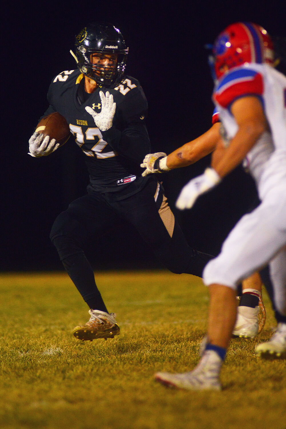 Blake Bell looks for a gap